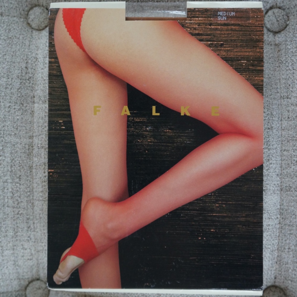 FALKE - Fashion Tights, Strumpfhose, Collant Mode, Black-mix with Red, S…